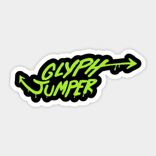 Glyph Jumper Sticker